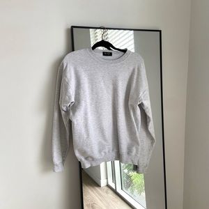 Brandy Melville Gray Crew Neck Sweater